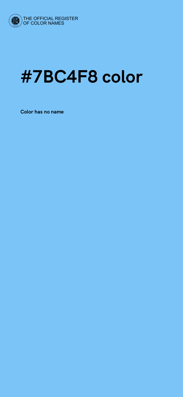 #7BC4F8 color image