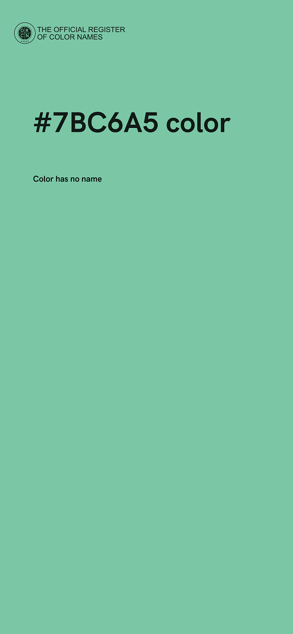 #7BC6A5 color image