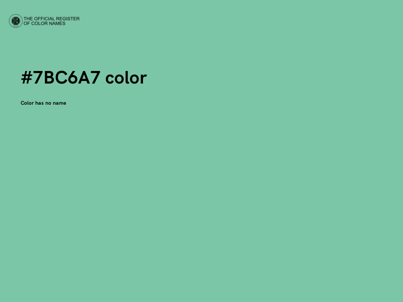 #7BC6A7 color image