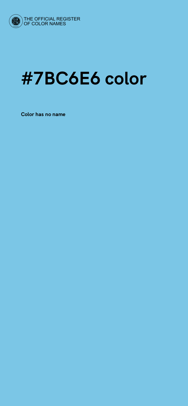 #7BC6E6 color image
