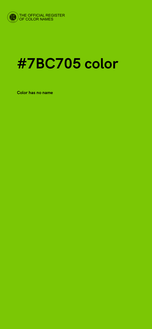 #7BC705 color image