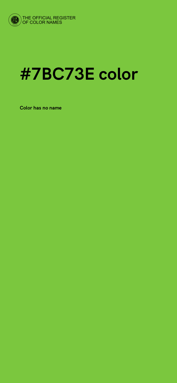 #7BC73E color image