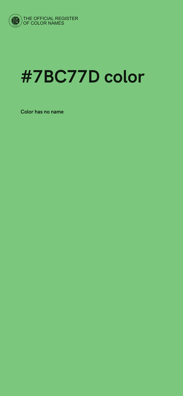 #7BC77D color image