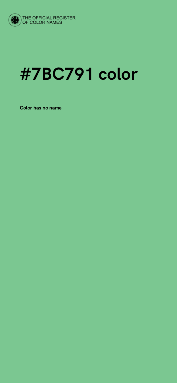 #7BC791 color image