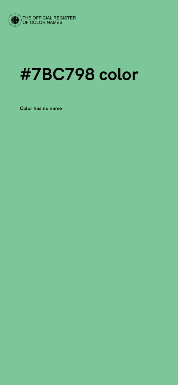 #7BC798 color image
