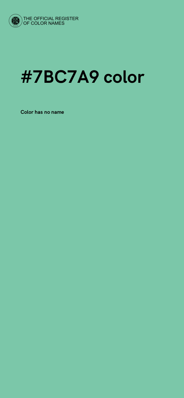 #7BC7A9 color image