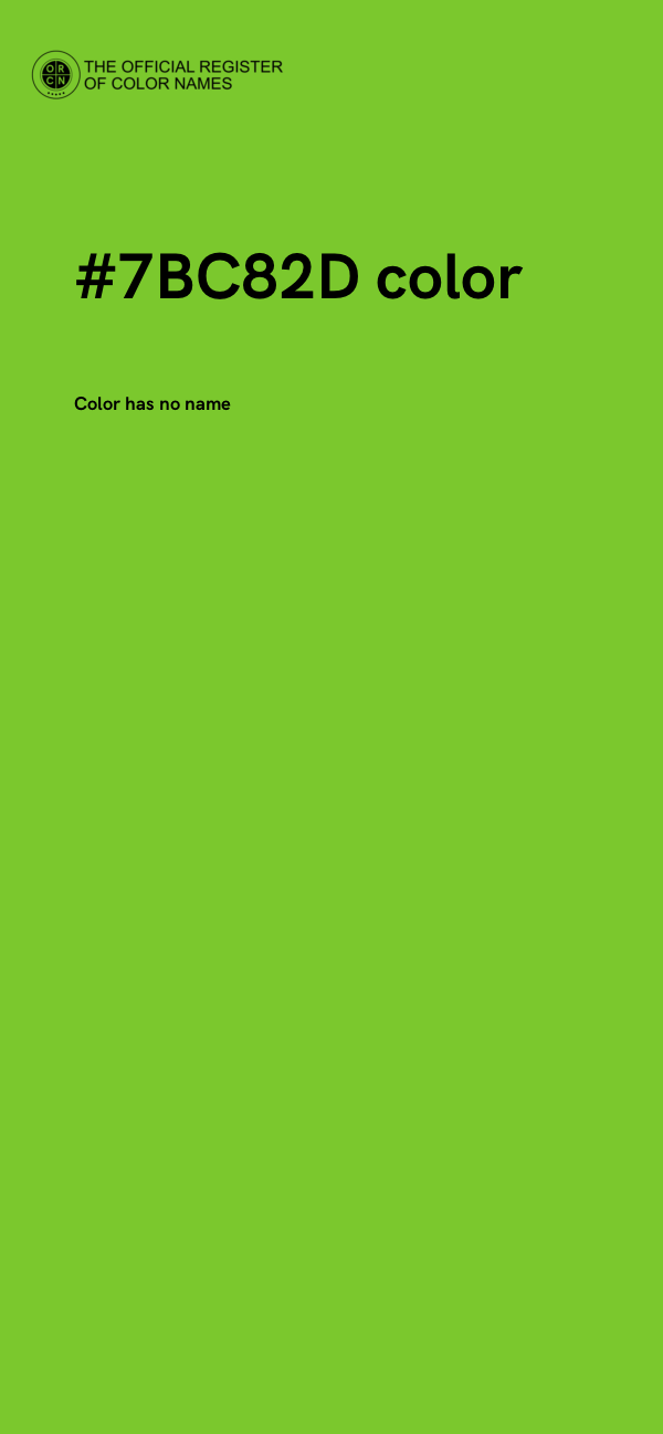 #7BC82D color image