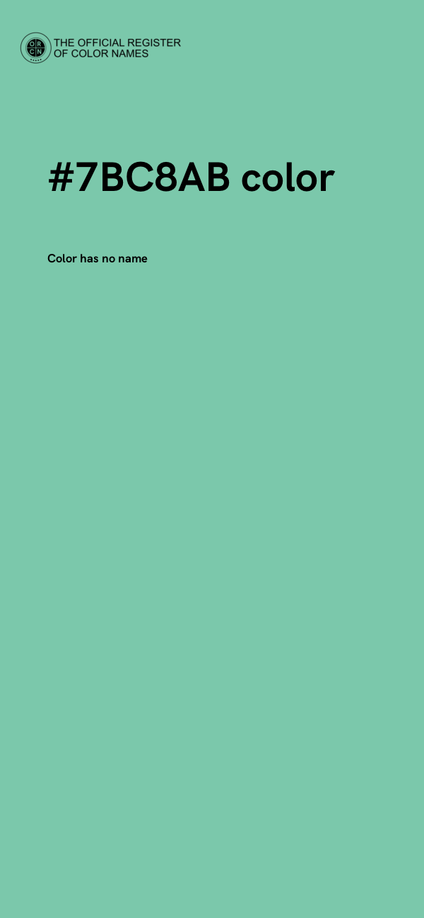 #7BC8AB color image