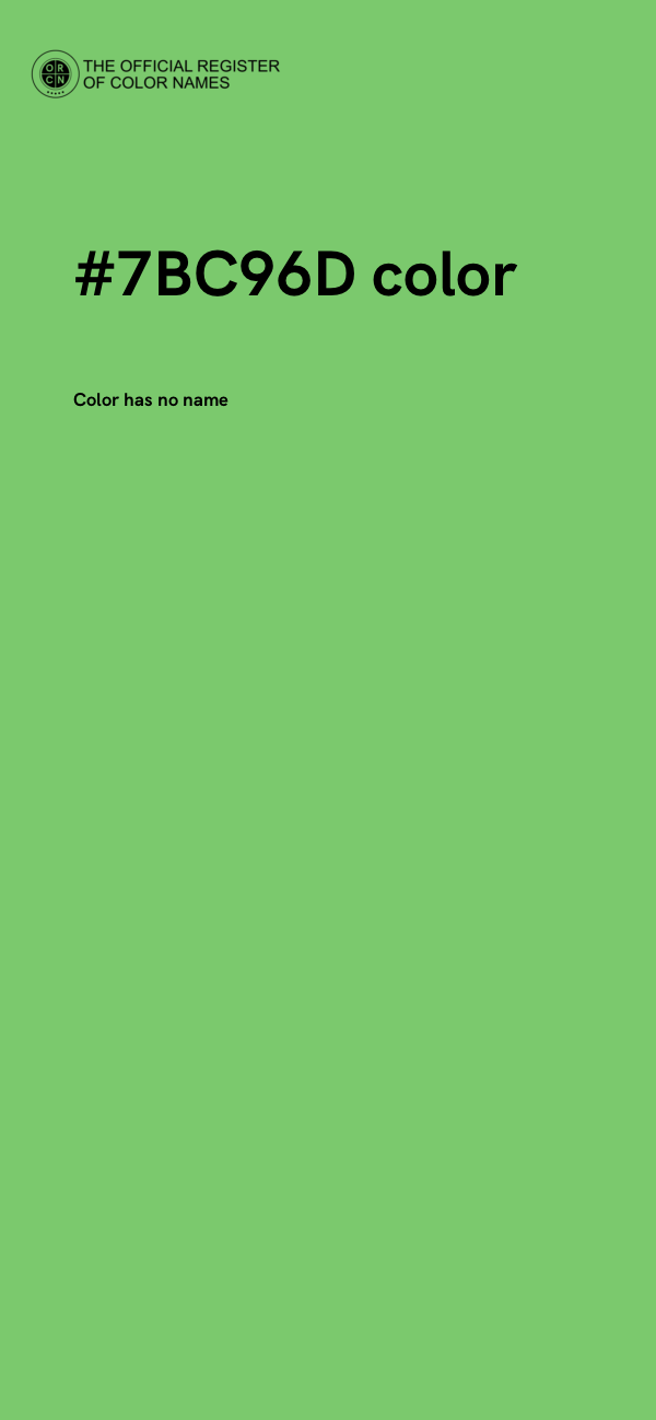 #7BC96D color image