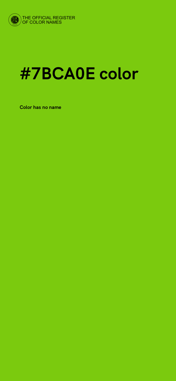 #7BCA0E color image