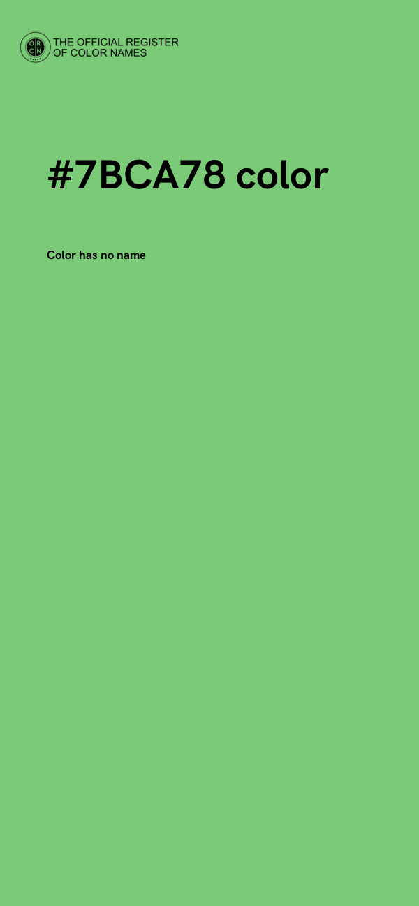 #7BCA78 color image
