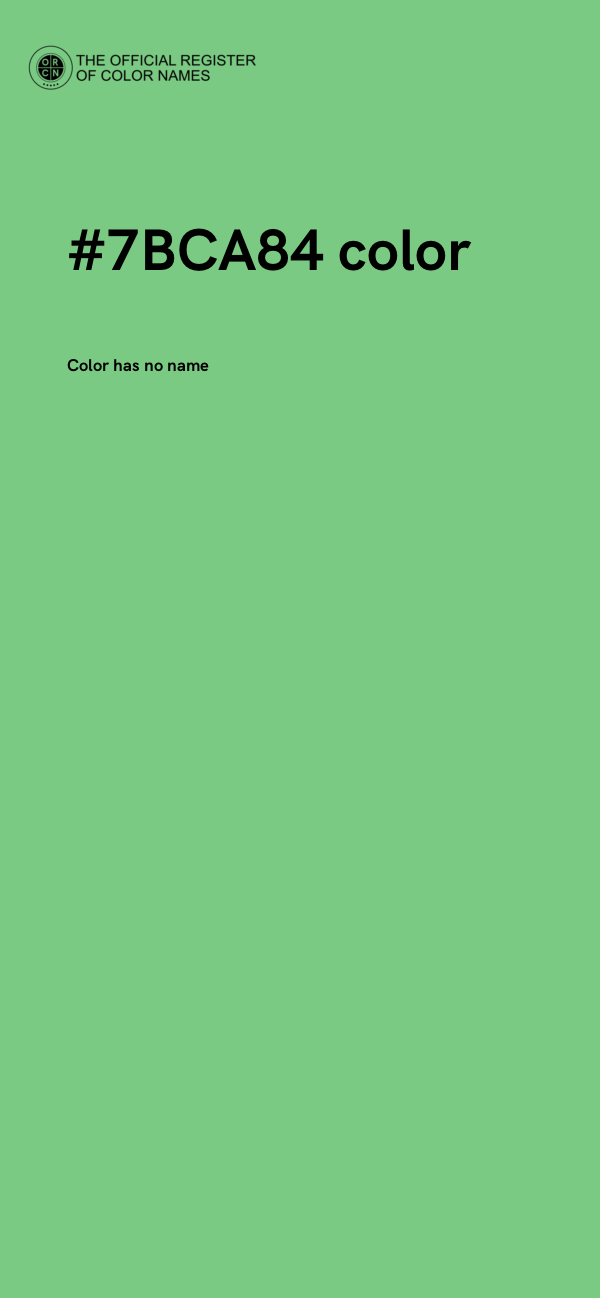 #7BCA84 color image
