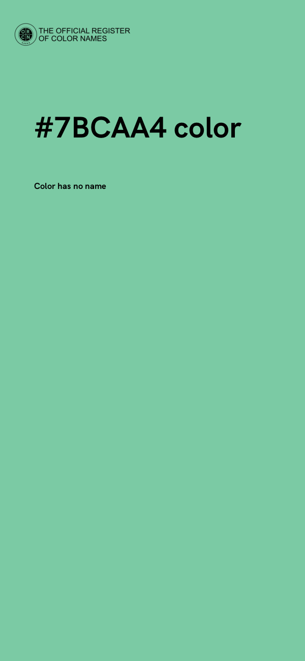 #7BCAA4 color image