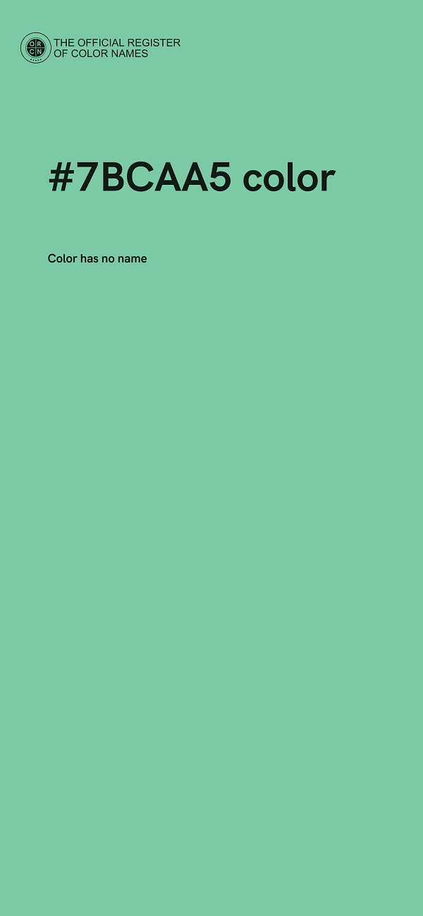 #7BCAA5 color image