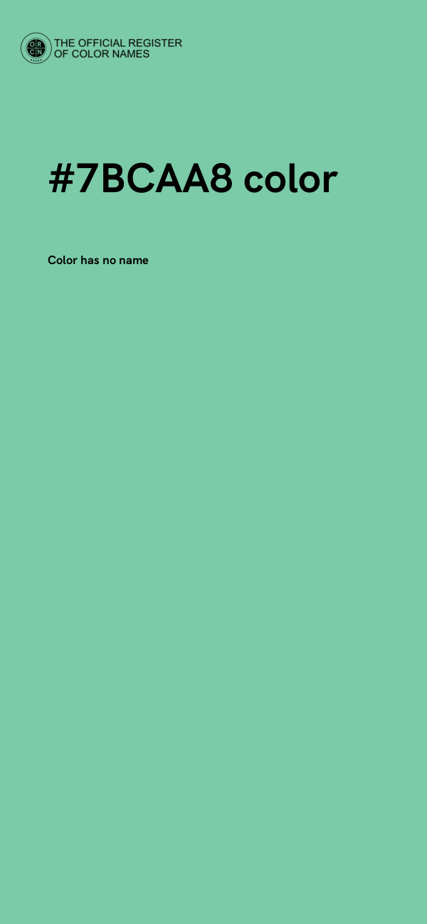 #7BCAA8 color image