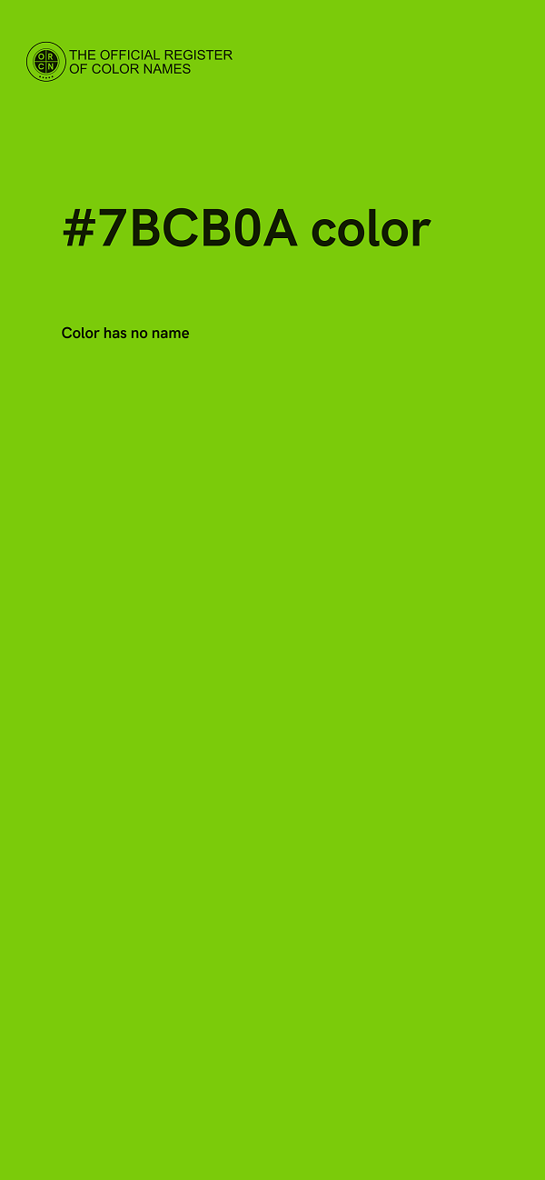 #7BCB0A color image