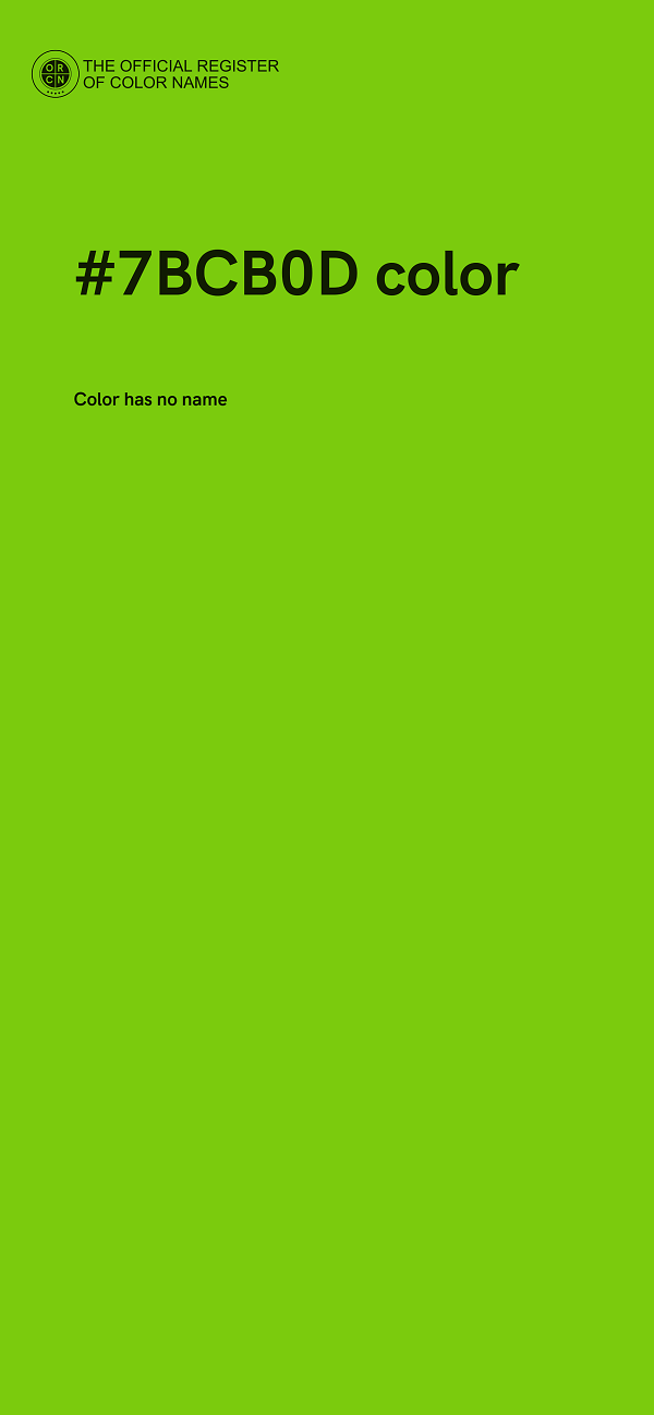 #7BCB0D color image