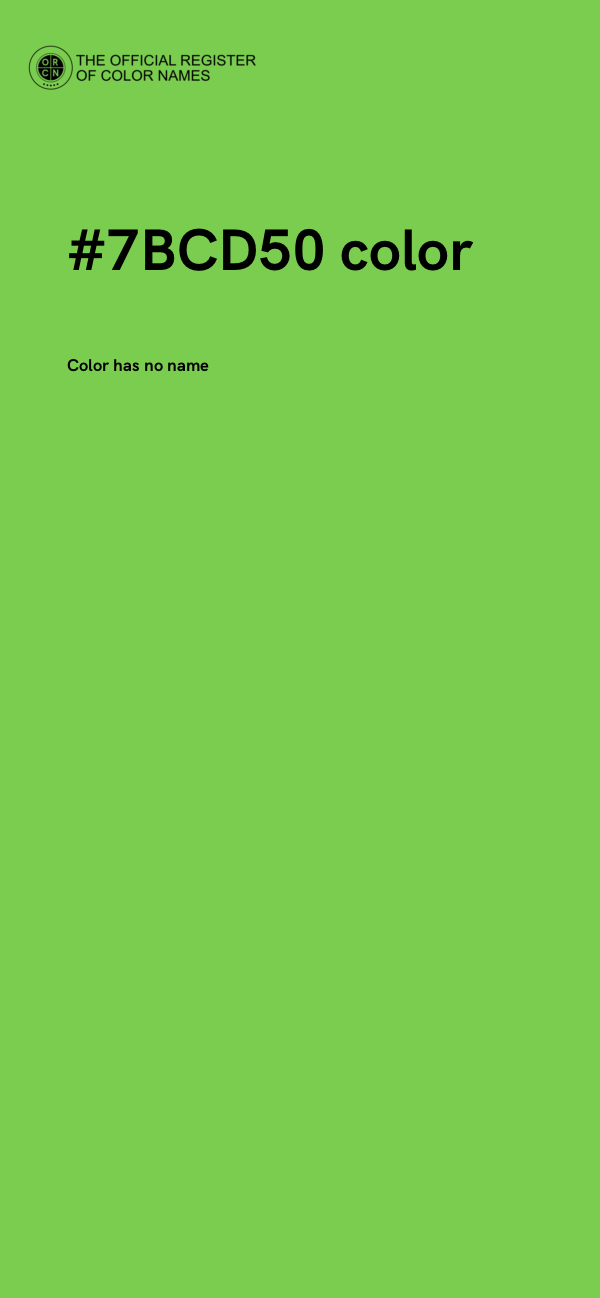 #7BCD50 color image