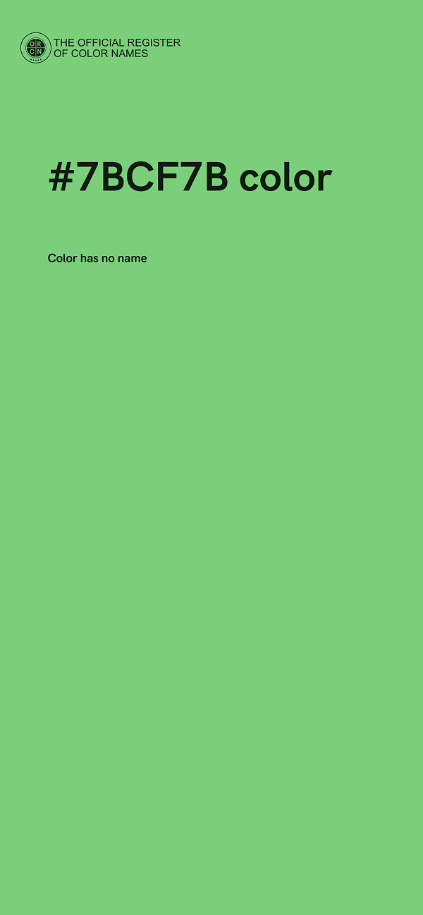 #7BCF7B color image