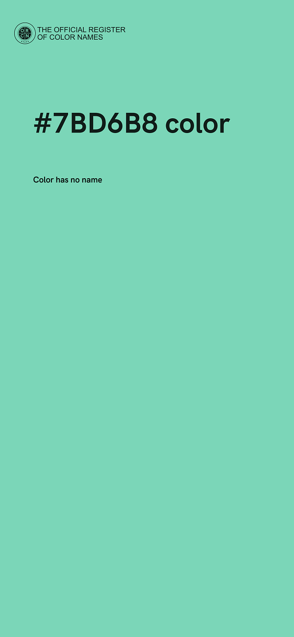 #7BD6B8 color image