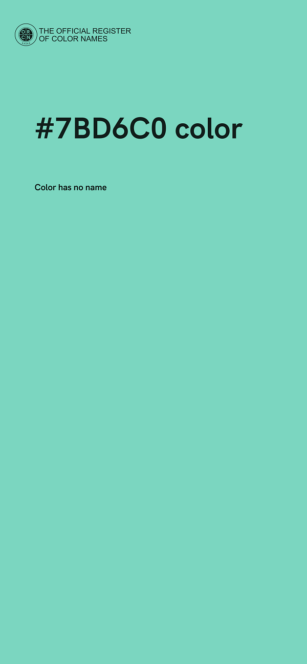 #7BD6C0 color image