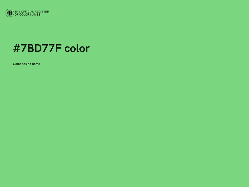 #7BD77F color image