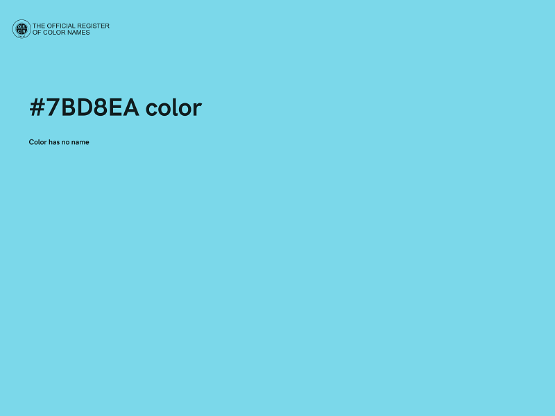 #7BD8EA color image