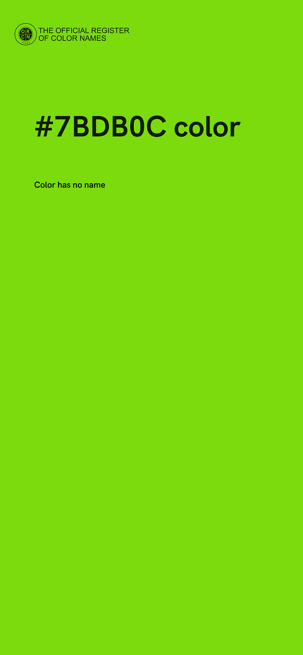 #7BDB0C color image