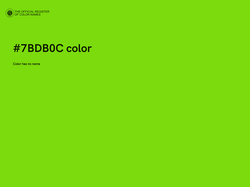 #7BDB0C color image