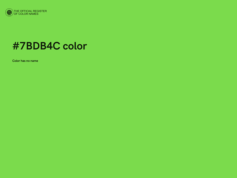 #7BDB4C color image