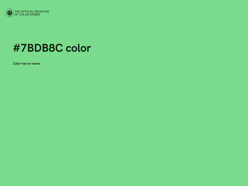 #7BDB8C color image