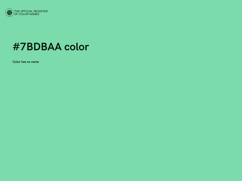 #7BDBAA color image