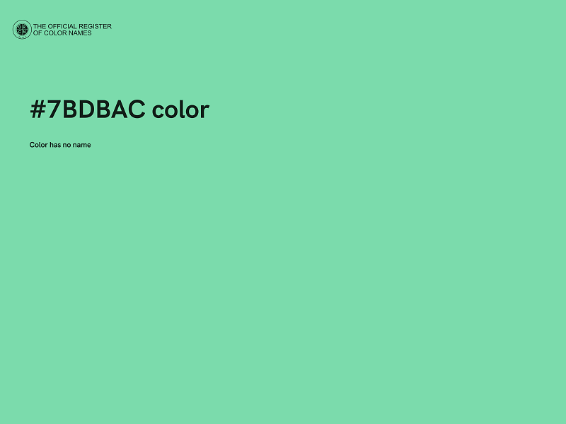#7BDBAC color image