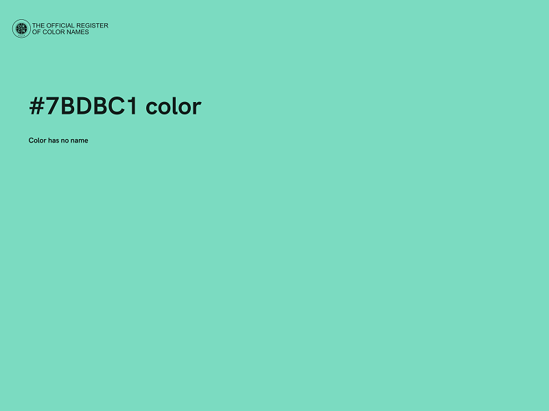 #7BDBC1 color image