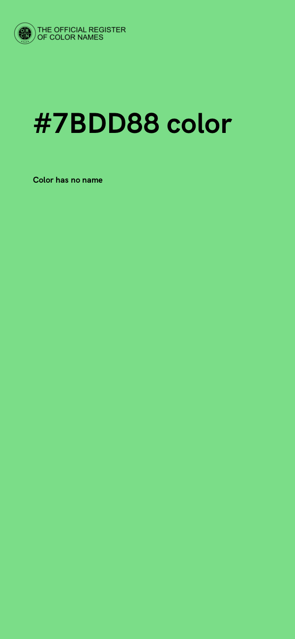 #7BDD88 color image
