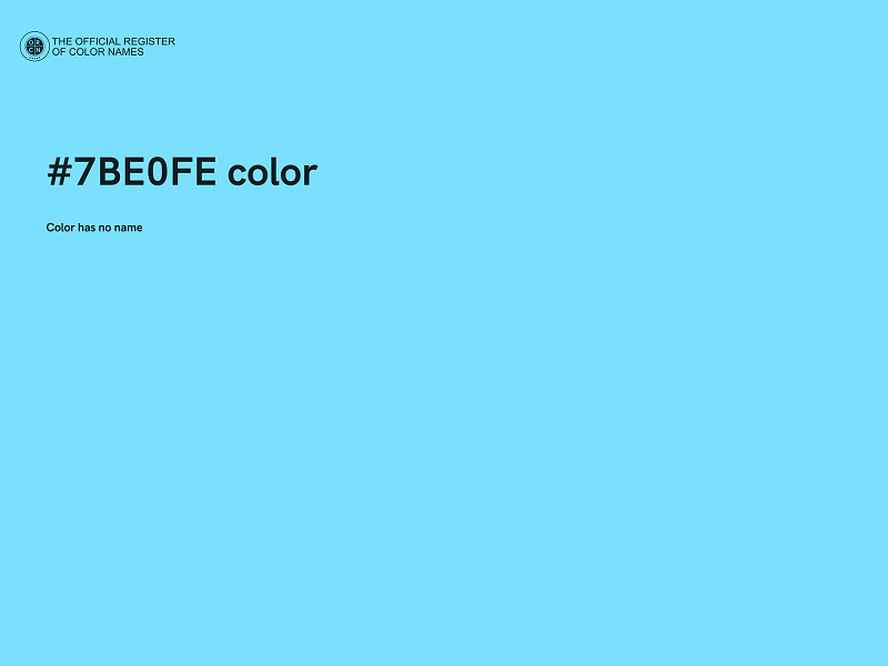 #7BE0FE color image