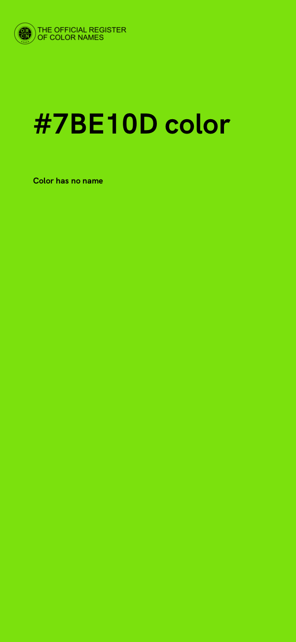 #7BE10D color image