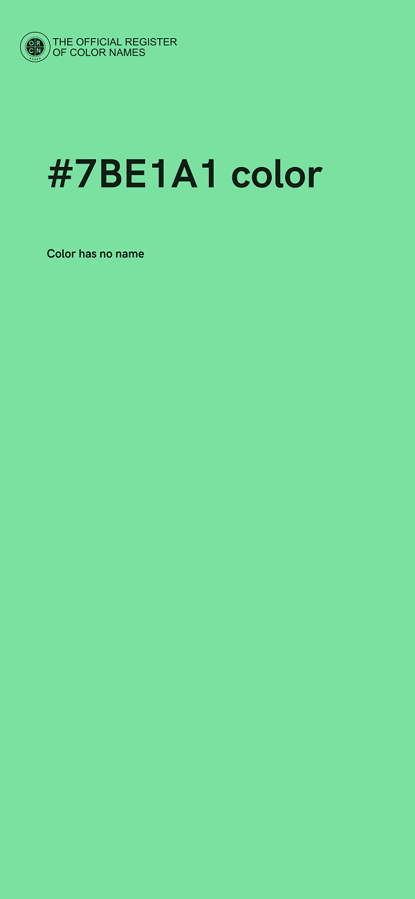 #7BE1A1 color image