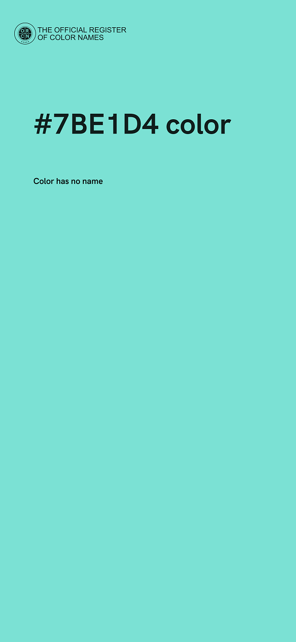#7BE1D4 color image