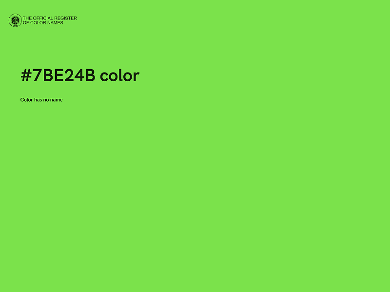 #7BE24B color image