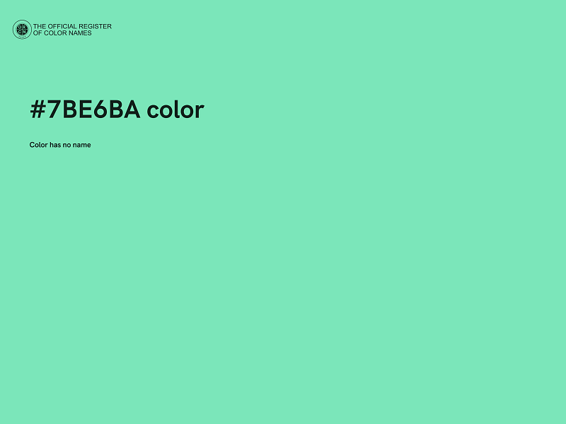 #7BE6BA color image