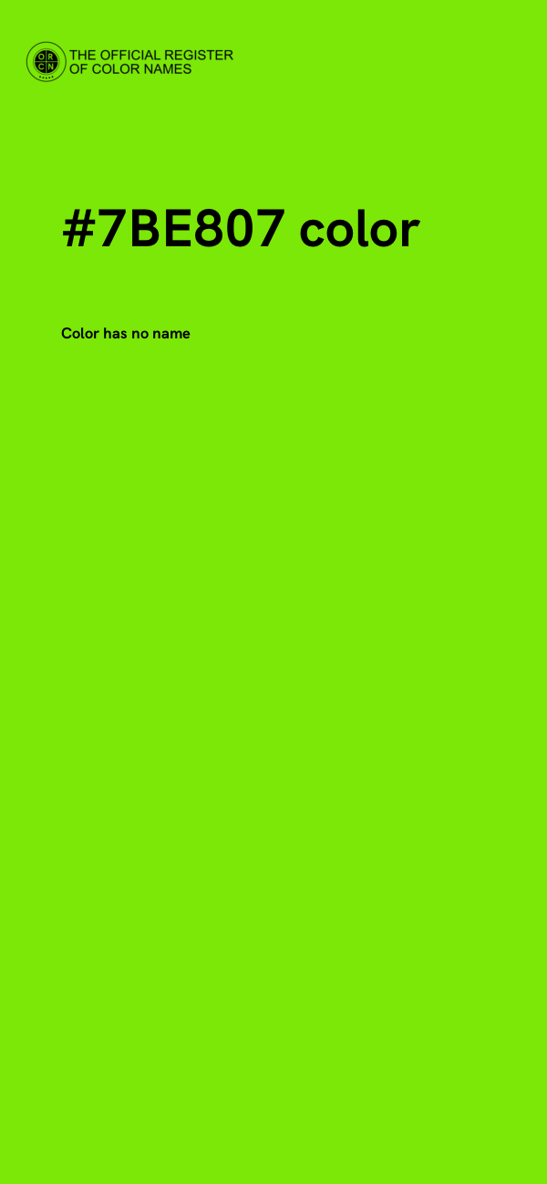 #7BE807 color image