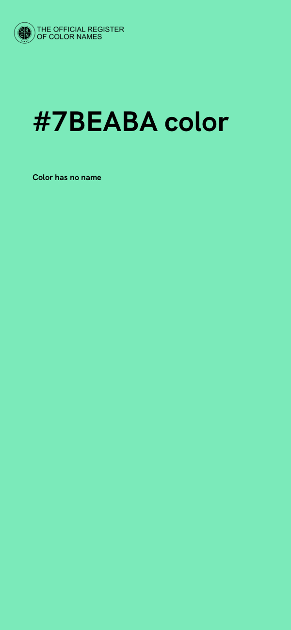 #7BEABA color image