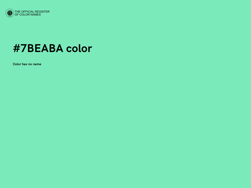 #7BEABA color image