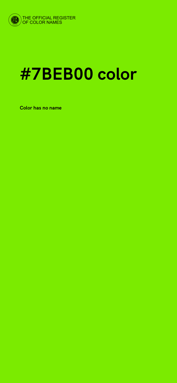 #7BEB00 color image