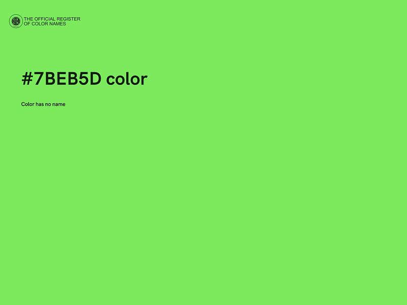 #7BEB5D color image