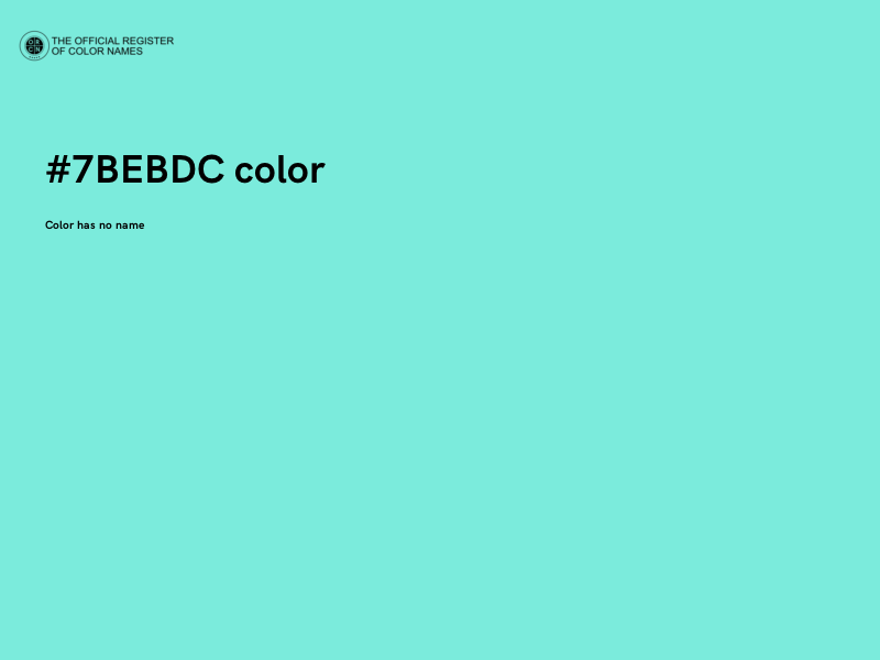 #7BEBDC color image