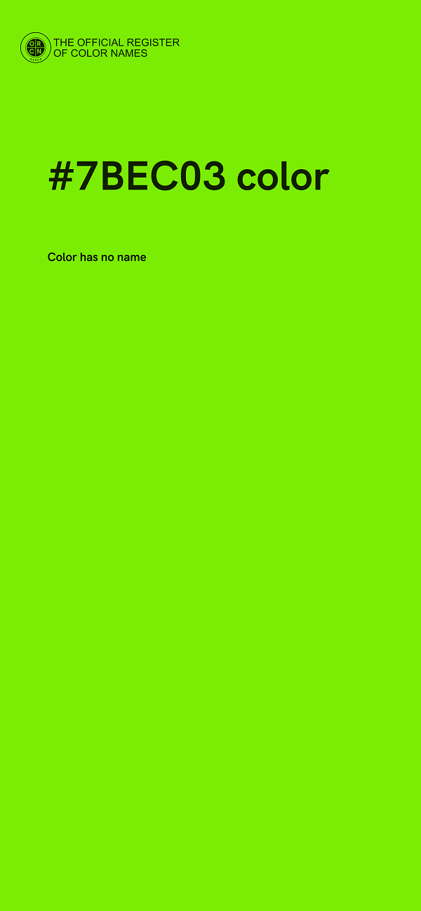#7BEC03 color image
