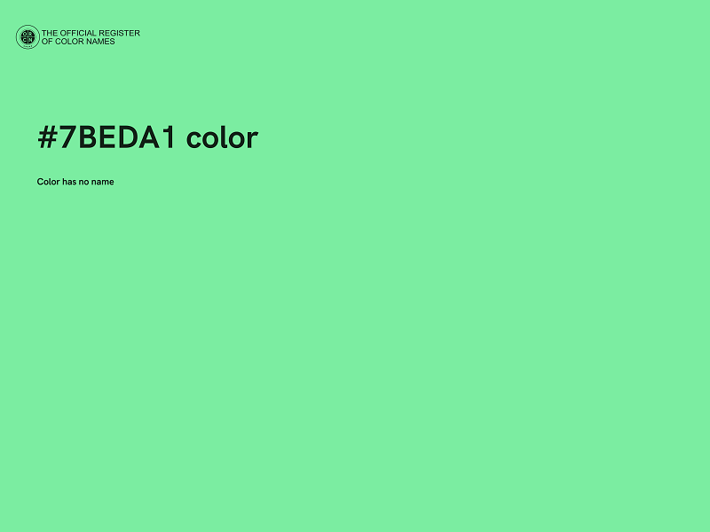 #7BEDA1 color image