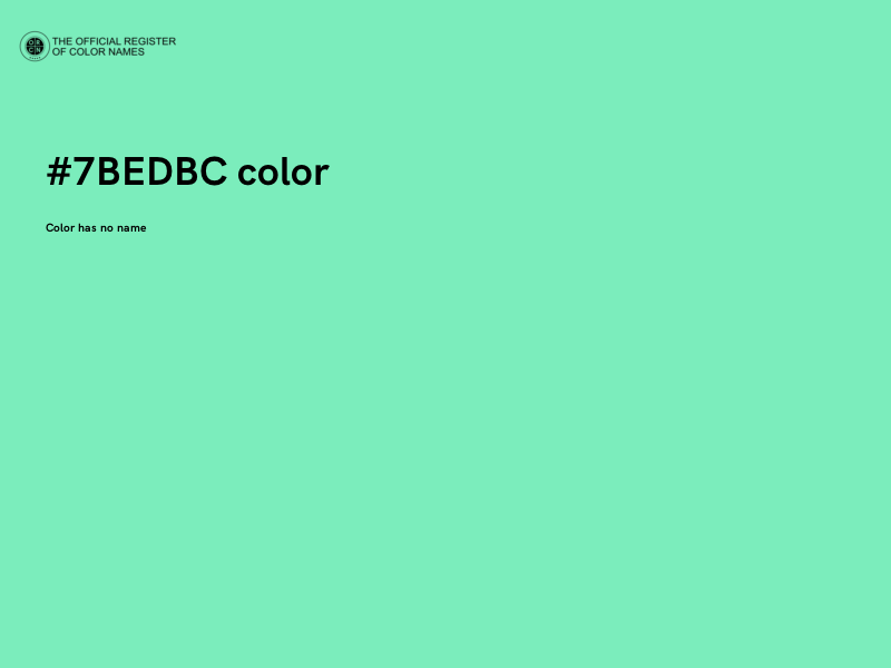 #7BEDBC color image
